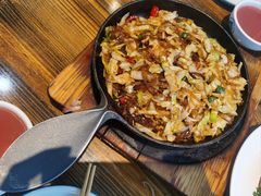 -二姐家三个拿手菜·北塘海鲜·大馅锅贴王(北辰店)