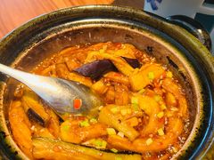 鱼香茄子煲-玖五京菜(杭州城北万象城店)