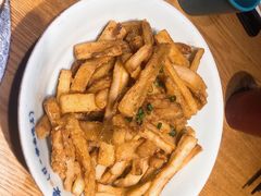 咸蛋黄炒茄子-吃饭皇帝大(解放西路店)