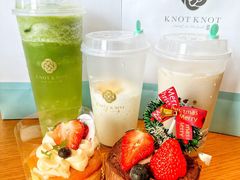 静冈网纹蜜瓜冰茶-KNOTKNOT珞珞·日式甜品(K11店)