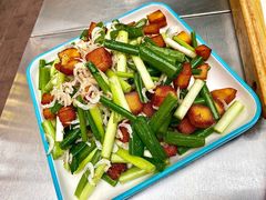 小葱虾皮拌饼子-板凳烧烤(东关街店)
