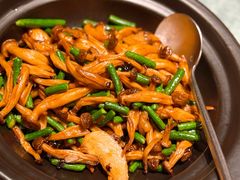 青瓜仔炒菇-谭厨中山传家菜.乳鸽.脆鲩鱼(华强北中航城店)