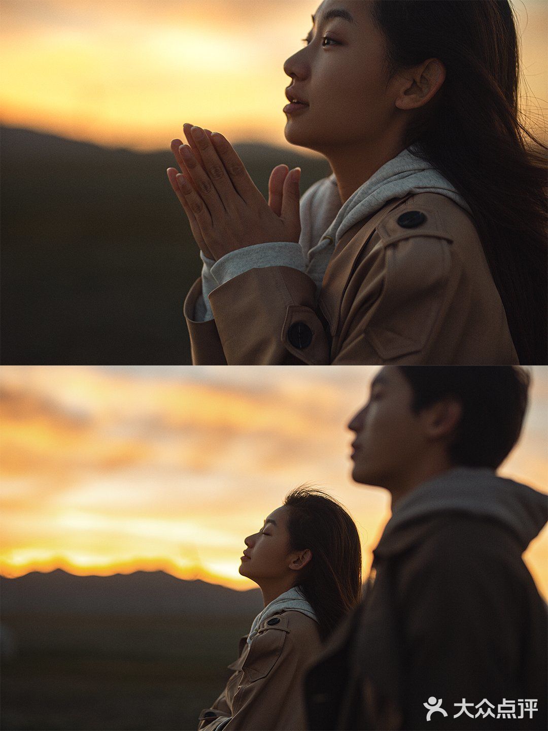 超出我预期的婚纱照，超爱的草原夕阳风[胜利][胜利][胜利]