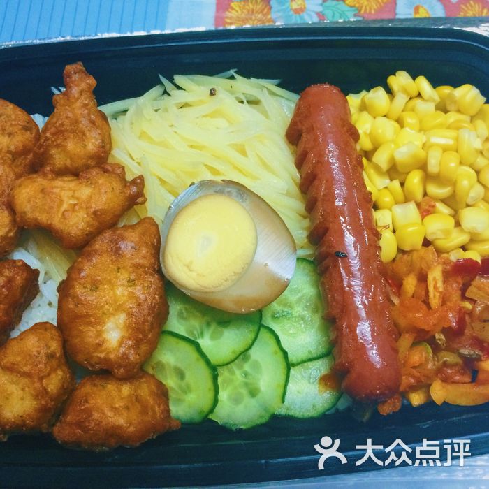 巴客便当黑椒猪排肥牛双拼图片-北京快餐简餐-大众点评网