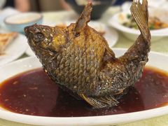 罾蹦鲤鱼-奥华餐厅·老张记(台基厂店)