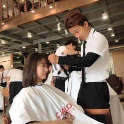 点击看大图 -可大男士理发馆