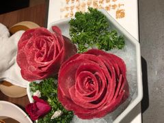 玫瑰雪花牛舌-捞王锅物料理(上海世茂广场店)