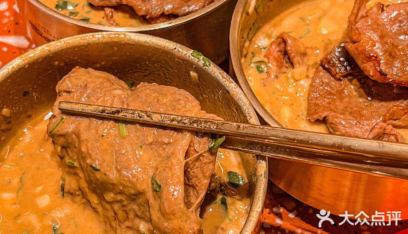 西塔老太太家麻酱蘸肉太太太好吃了❗