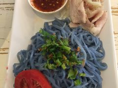 -蝶豆花蓝面条