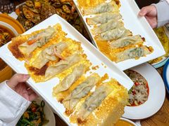 -东来菜馆•手抓海鲜家常菜•海鲜锅贴(鸽子窝店)