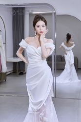 -桃子造型婚纱礼服(凤起广场店)