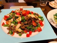 小炒黄牛肉-靖远尕六美味羊羔肉