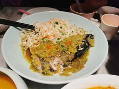 酱椒蒸鱼头配手工面-雀蓝川菜(奥体广场店)