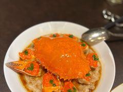 和乐蟹蒸手剁肉饼-广州文华东方酒店·江-由辉师傅主理