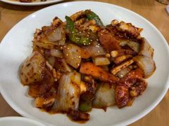 辣炒鱿鱼-贤花饭店(城阳店)