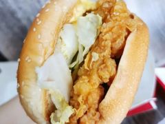 香辣鸡腿堡单人餐兑换券-肯德基(八里台店)