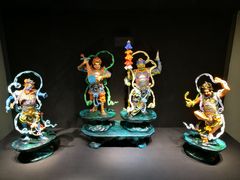 四大天王彩塑-炎黄艺术馆