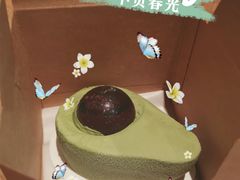 绿色星丸子蛋糕-星巴克(天津站区第二店)