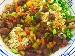 酱爆小炒牛肉面-爱家面馆(常州总店)