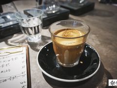 Dirty-black rainbow coffee