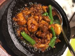 石锅杭椒牛蛙-桂满陇天书(南京德基旗舰店)