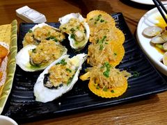 蒜蓉粉丝蒸扇贝-海棠湾聚鼎香海鲜坊(海昌梦幻不夜城店)