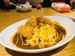 吉列魚柳咖喱蛋包飯-Ufufu cafe(天神巷店)