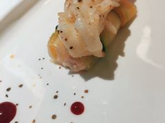 嫩煎大虾春笋卷-上海兴国宾馆香樟园西餐厅