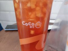 黄桃百香红茶-CoCo都可(汉神购物广场店)