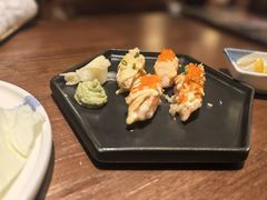 火炙三文鱼寿司四味-鸟鹏烧鸟居酒屋(天河领展店)