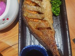 烤黄花鱼-黑牛の店·和牛烧肉(大悦城店)