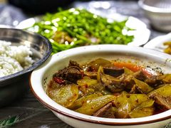 莴苣烧牛筋-大隐隐于市私房菜(保和小区店)