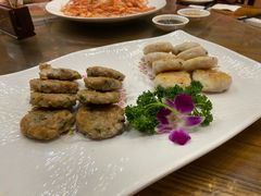 藕饼拼墨鱼饼-大门水乡·顺德菜