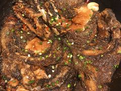锅烧深海碟鱼头-大份-开海·红岛海鲜虾水饺(石老人店)