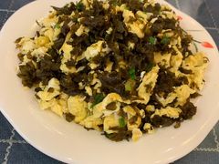 地皮菜炒鸡蛋-天源居餐厅·地方特色菜(张北店)