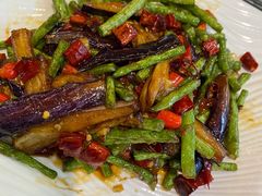 爆辣茄子炒豆角-美极鲜食坊(宝安南路店)