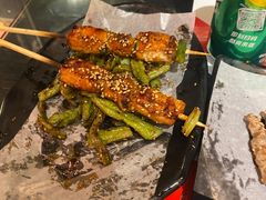 三文鱼厚烧-419海鲜烧烤大排档