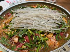 牛肉八带鱼饼土豪锅-京玉菲饭店(李村店)