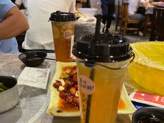 手工白桃乌龙柠檬茶-靓靓蒸虾·头牌蒸虾(雪松路总店)