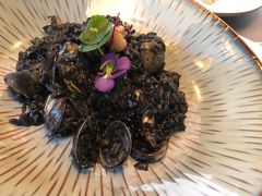鲜墨鱼蛤蜊烩饭-IL Forno 意坊·意大利餐厅(花园店)