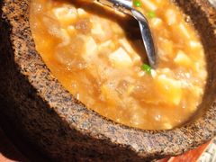 石锅鸡汤豆腐-绿茶餐厅(松江万达店)