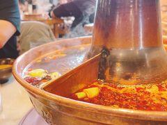 老爆三鸳鸯锅底-京门老爆三·铜锅涮肉 爆肚(望京店)