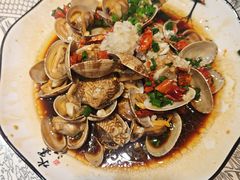 姜葱花蛤-老地方369农家菜