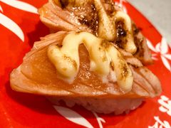蛋黄酱火炙三文鱼-京樽回転寿司(奥林匹克店)
