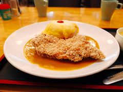 日式咖喱鸡扒蛋包饭-阿殳咖啡(水围村店)