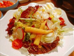 -明洞阿姨·韩式酱蟹烤肉·创意料理(三元桥店)