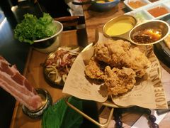 -明洞阿姨·韩式酱蟹烤肉·创意料理(三元桥店)