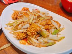 香葱爆三样-惠宾饭庄(中山路店)