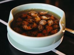 古越陈酿煮花螺-杭州西子湖四季酒店·金沙厅