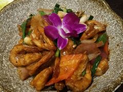 泰国冬阴功炒虾-上楼私房菜(院士路店)